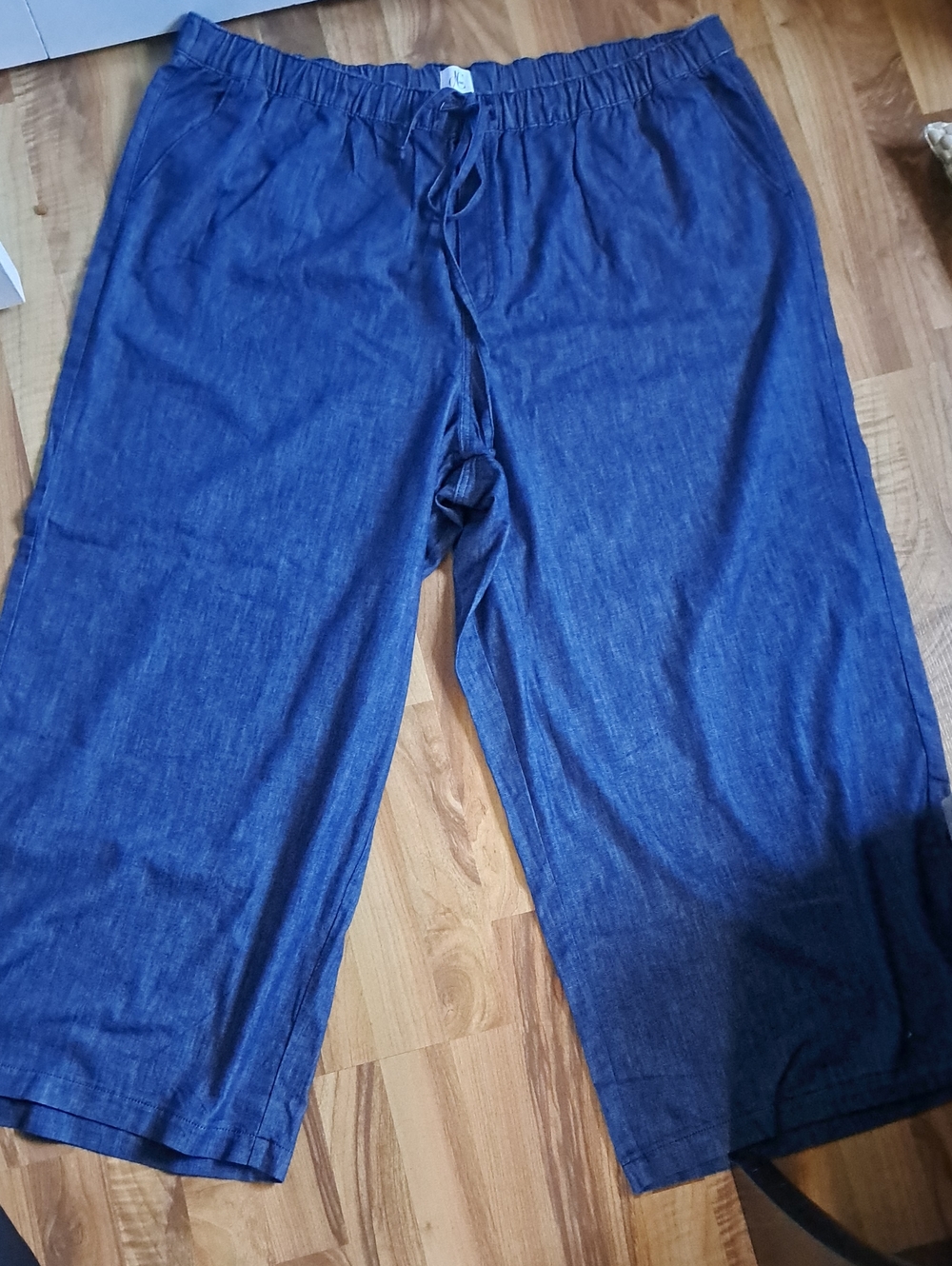 Penningtons Wide Leg Pull-On Pants in Navy Blue